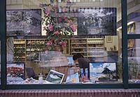 Travel agency staff, browsing.