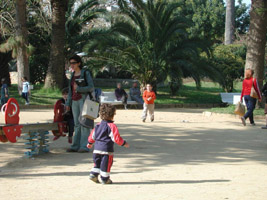 Playground in Parque Genoves, Cadiz