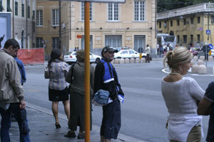 Bus stop Via Bensa, Genova