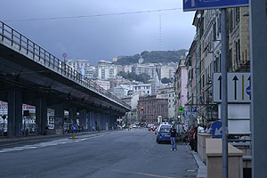 strada sopraelevata, Genova