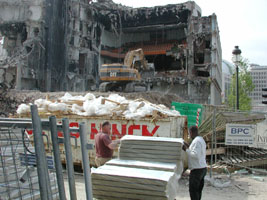 Demolishing theatre
