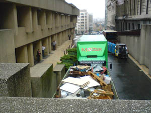 Diplomatic removals trash