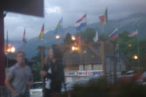 Evening in Les Houches, Mont Blanc