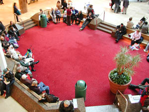 Peterborough, UK. Shopping precinct