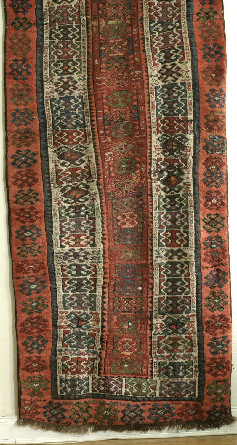 East Anatolian all-border rug, bottom half