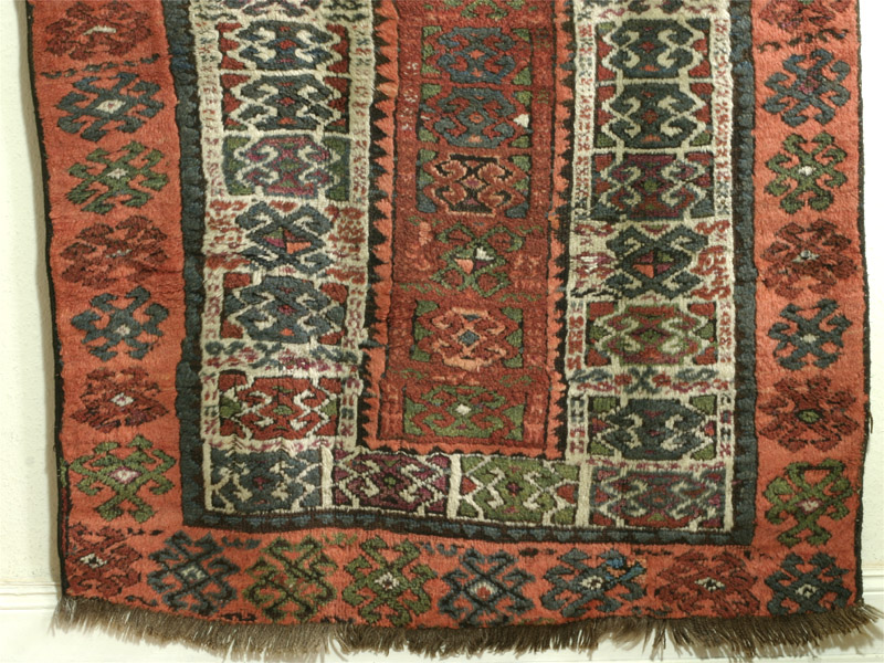 East Anatolian all-border rug, bottom end