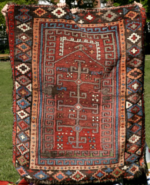 Anatolian prayer rug, mid 19th c., Karacadag - click to see enlarged view