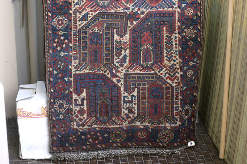 Antique Khamseh Baharlu runner - bottom end