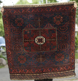 Large Timuri? Baluch bag face - opens jpg in same window