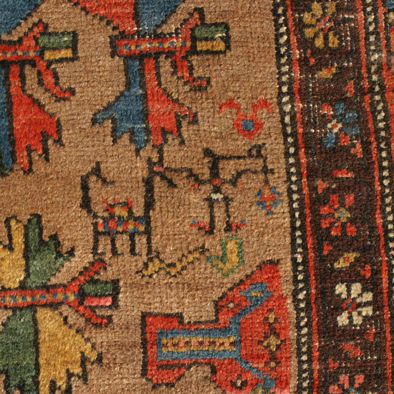 Bijar baluch pattern - pile detail 1