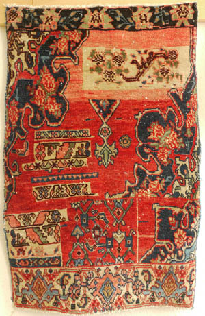 Unusual Bijar Wagireh (sampler) #8212;click to see enlarged view