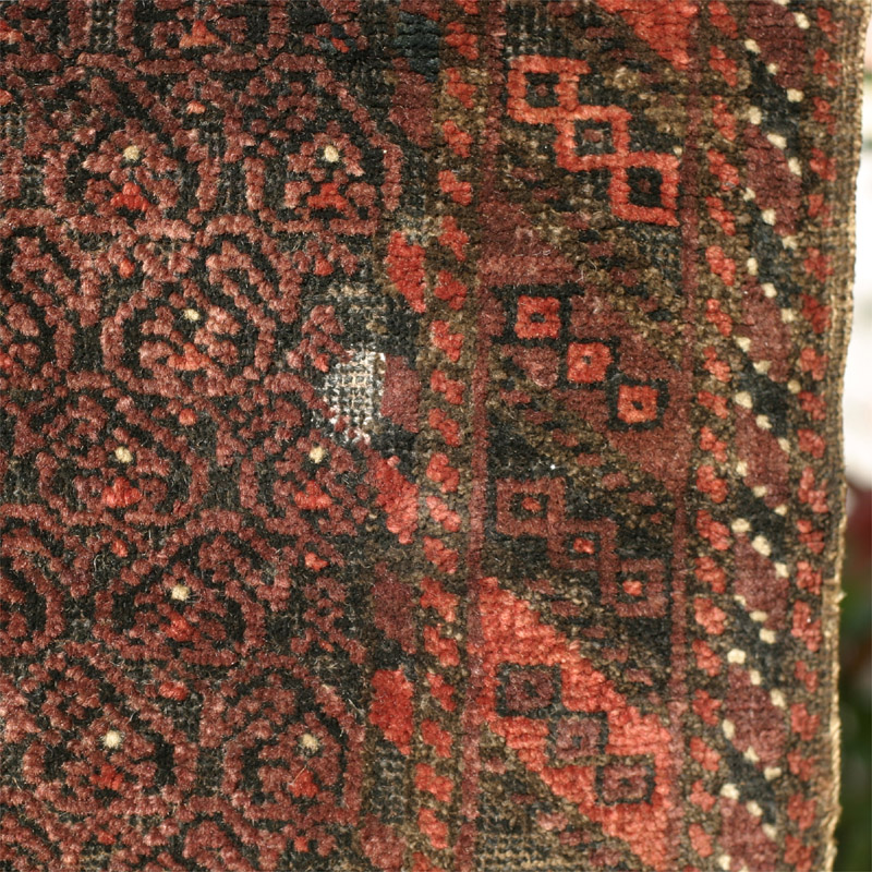 Baluch boteh balisht - moth bite?