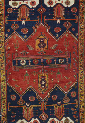 Takht-e-Jamshid design in Willborg rug