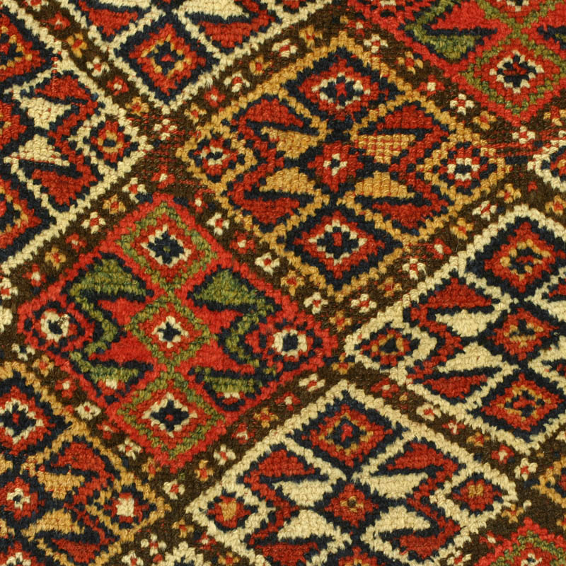 Khorassan Kurd (Quchan) rug, pattern detail 2