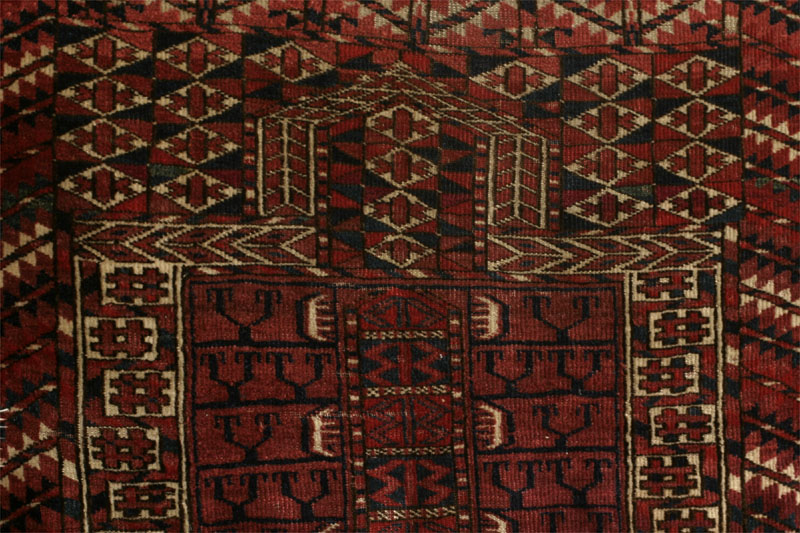 Tekke Turkmen ensi, Turkmenistan end 19th century: arch