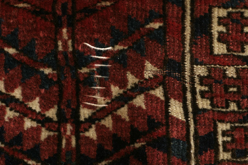 Tekke Turkmen ensi, Turkmenistan end 19th century: slit with sowing