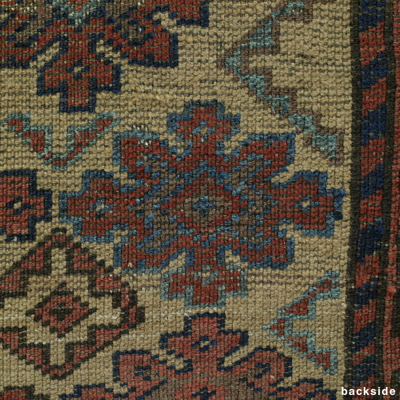 flower baluch - backside detail