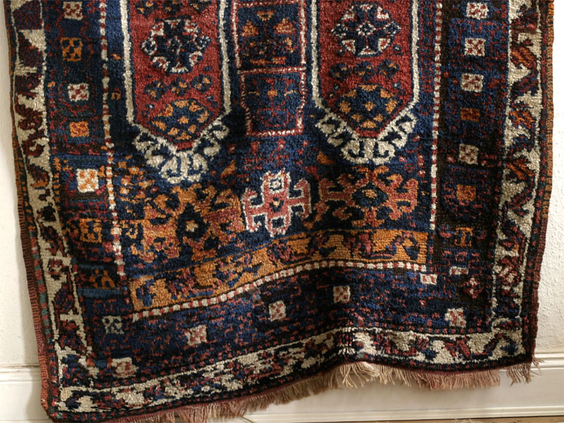 Kurdish rug, Hakkari area, east Anatolia: bottom half