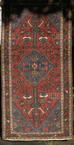 Hamadan Khamseh rug,  Kalajuk village—click to see enlarged view