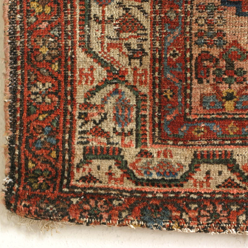Kurdish Hamadan w animal border - lower left corner
