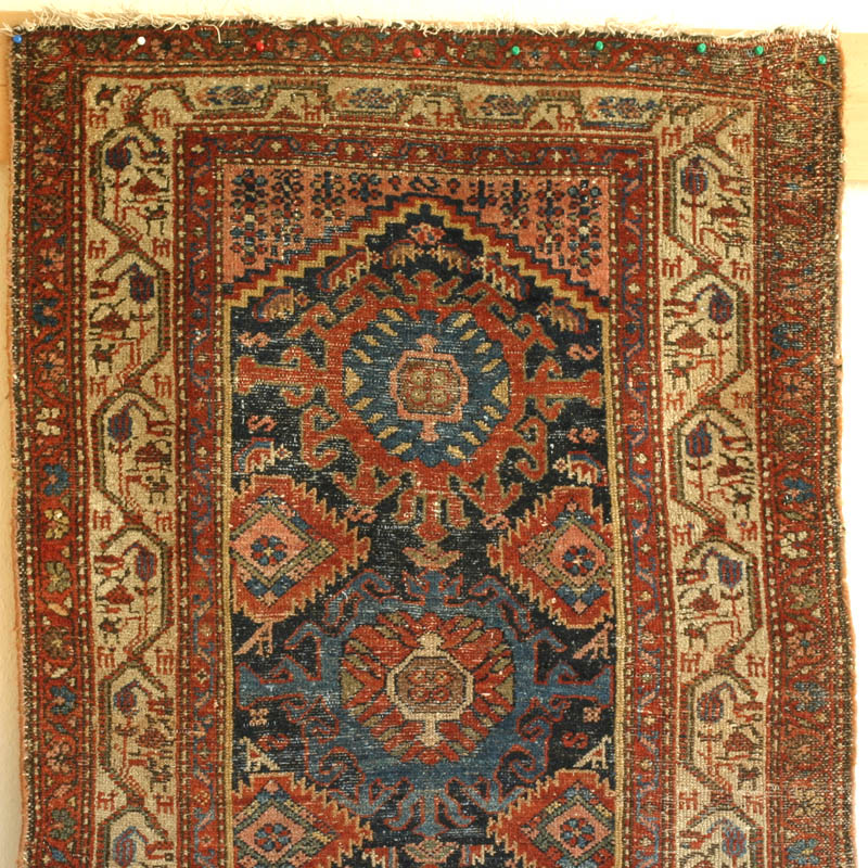 Kurdish Hamadan w animal border - top half