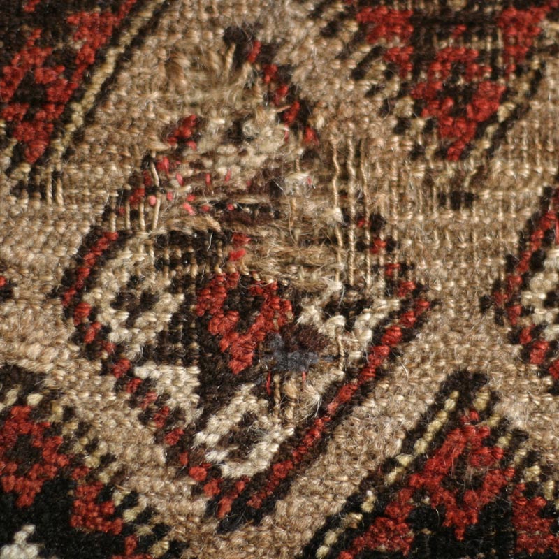 Kurdish Bijar w herd - wear detail 4