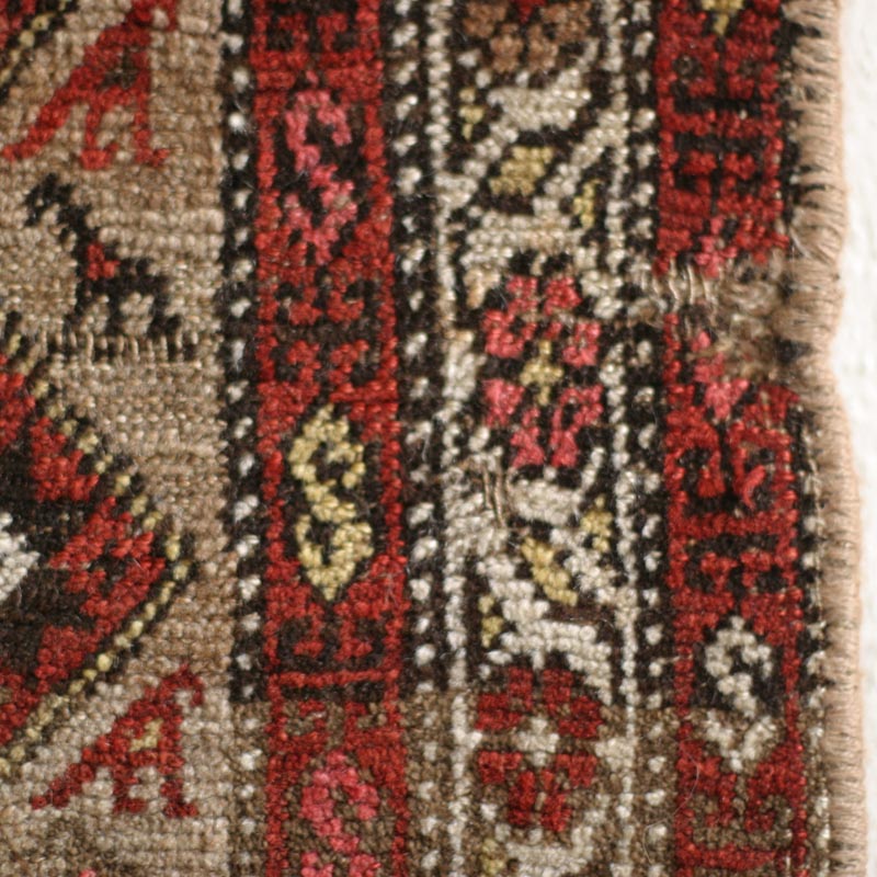 Kurdish Bijar w herd - wear detail 5