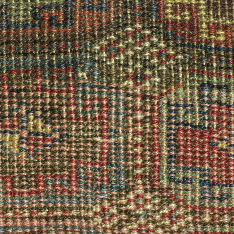 Kurdish rug - jaf or quchan? -  weave detail, back side