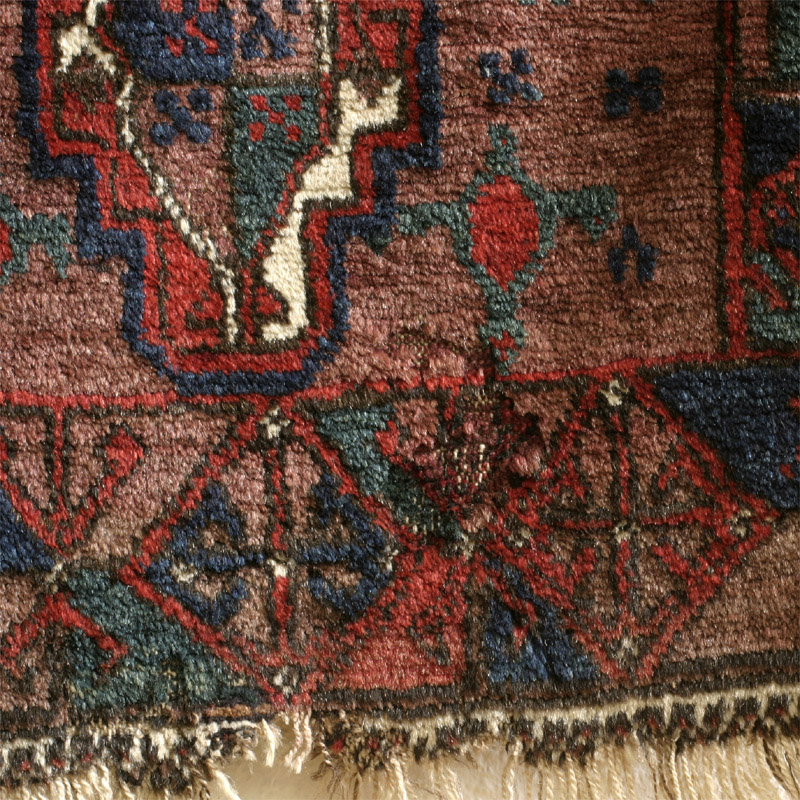 Jamshidi baluch - lower end with moth damage