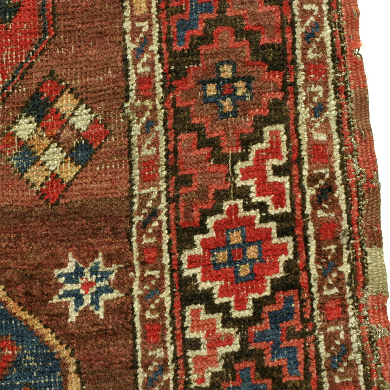 Karakalpak or Uzbek main rug - border