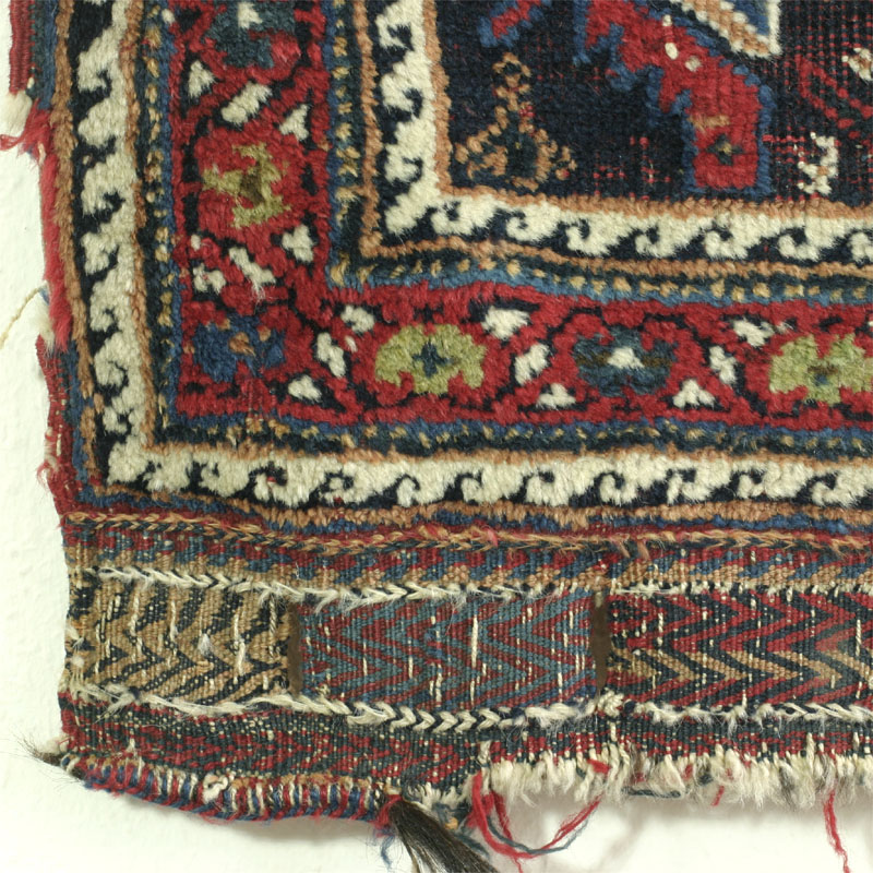 Khamseh khorjin bag face - lower left corner