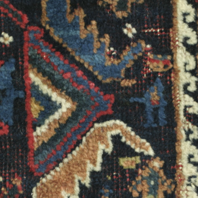 Khamseh khorjin bag face - pile detail 1