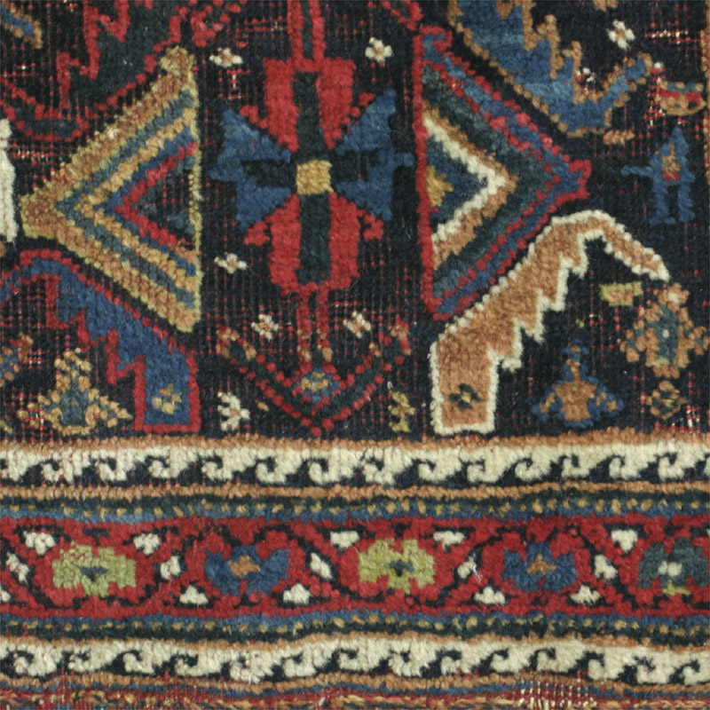 Khamseh khorjin bag face - pile detail 2