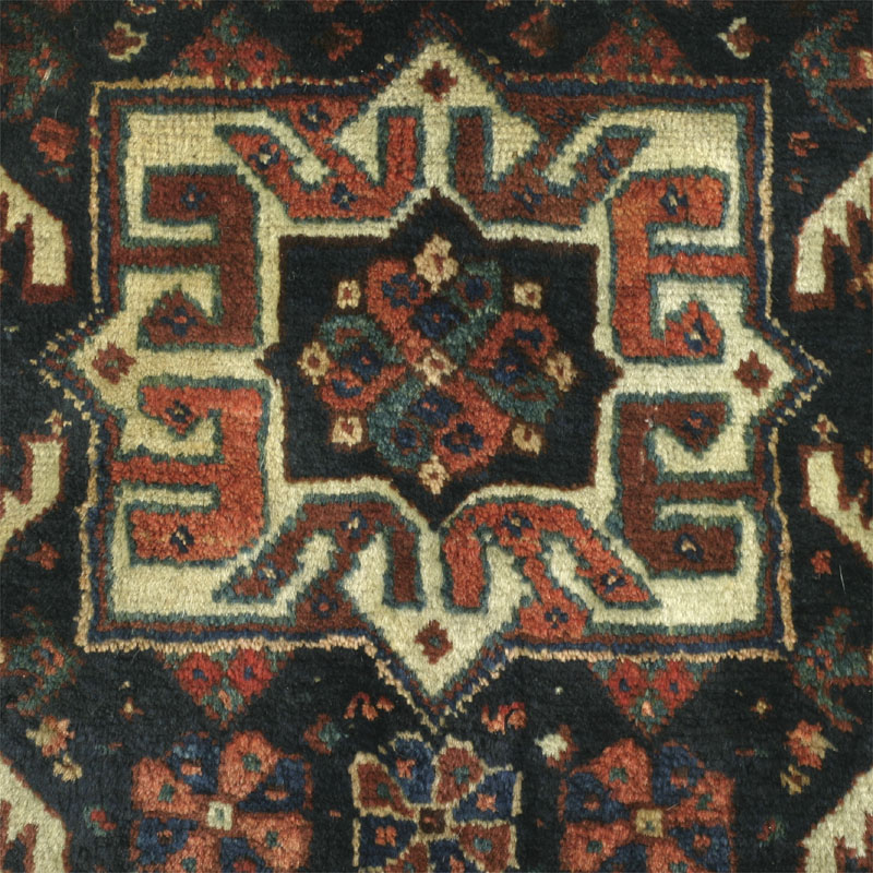 Khamseh khorjin with endless knot - star-shaped medallion
