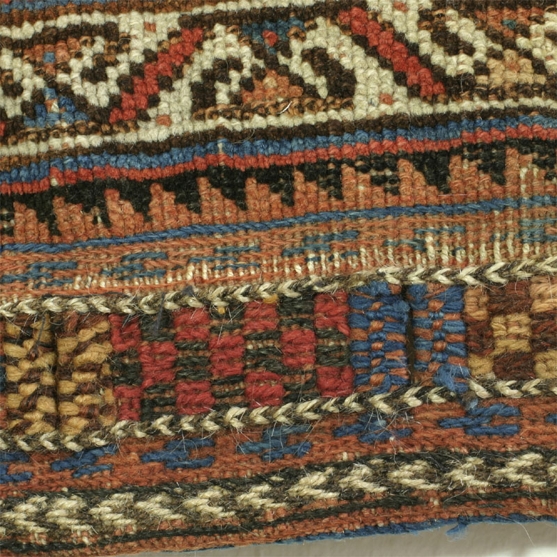 Khamseh khorjin with goats - closing structure detail