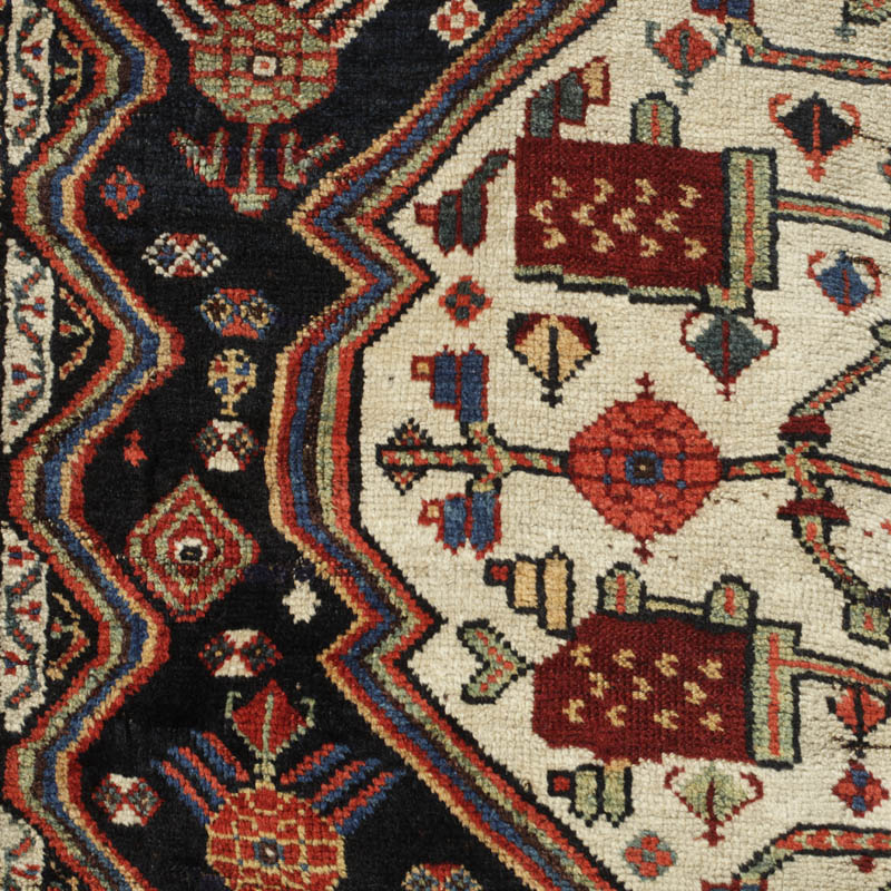 Khamseh rug - pile detail 1