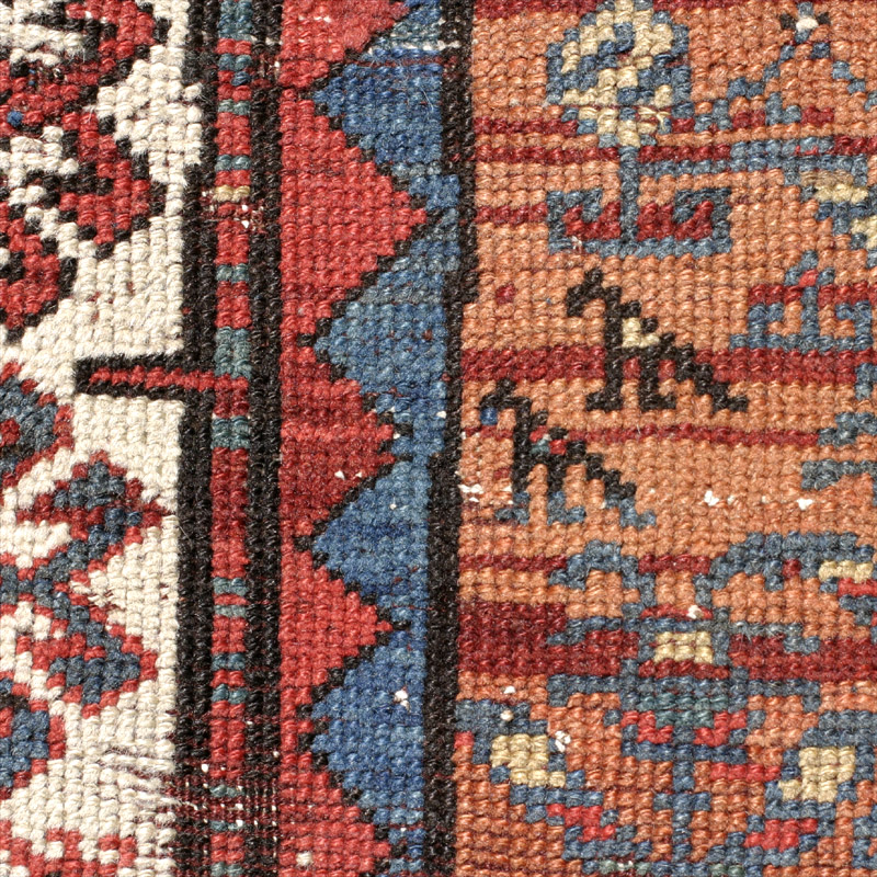 Kurdish long rug - field birds