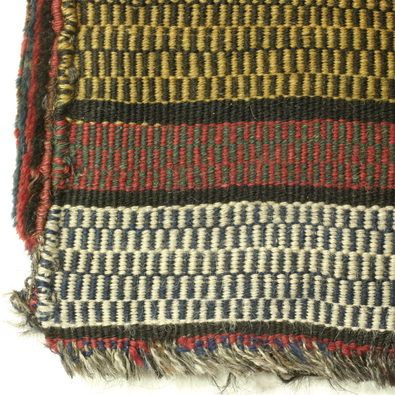 Luri half khorjin with back - back detail