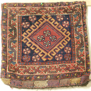 Luri half khorjin with back - click to see enlarged view