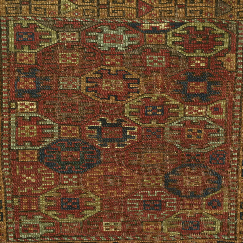NW Persian half khorjin - central field