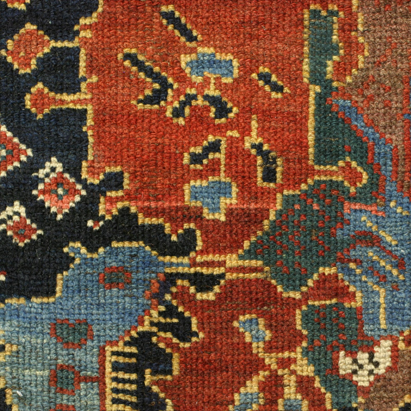Palmette Bakhtiari -  pile detail 3