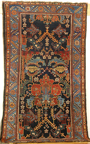 Bakhtiari, palmette design, 19th c. - click to see enlarged view