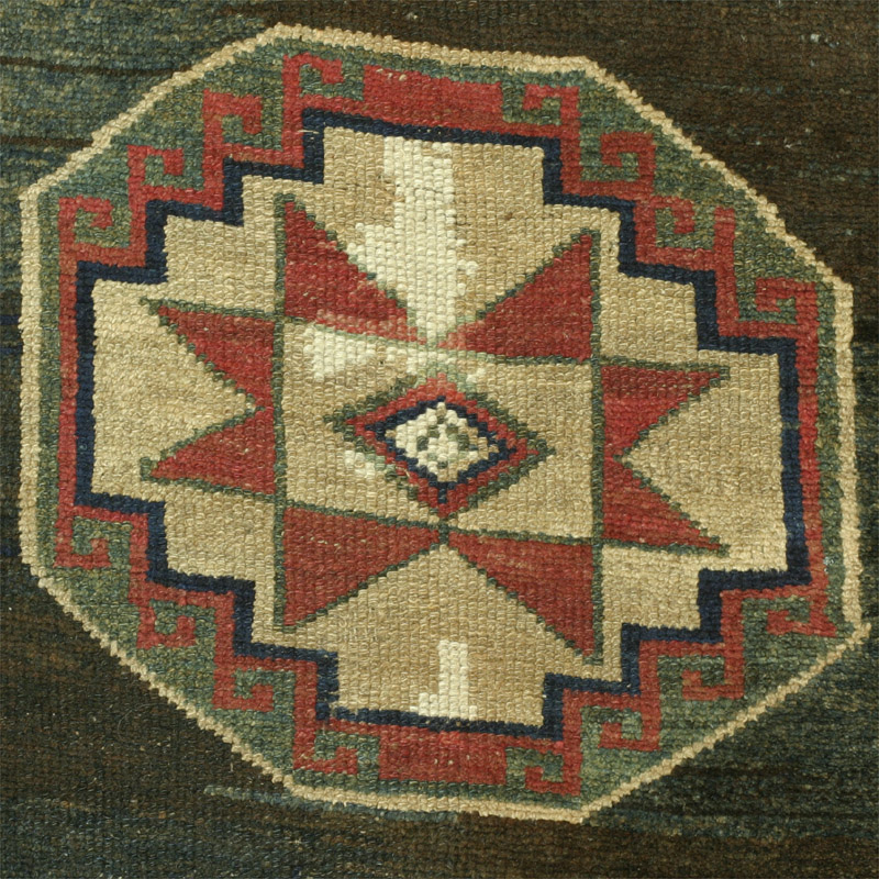 NW Persian medallion Kurdish rug: 2nd medallion