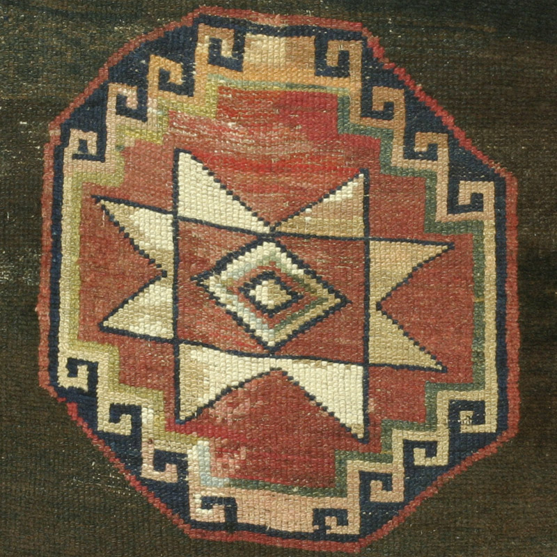 NW Persian medallion Kurdish rug: 3rd medallion