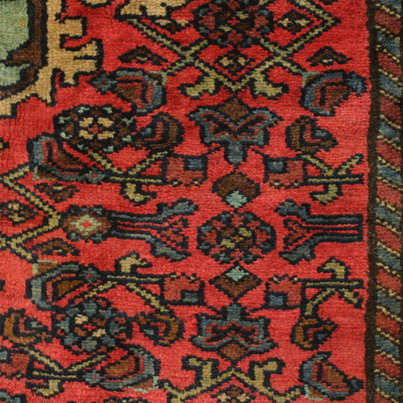 Qombad Hamadan - herati detail