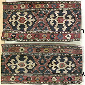 Shahsavan mafrash side panels  - click to see enlarged view