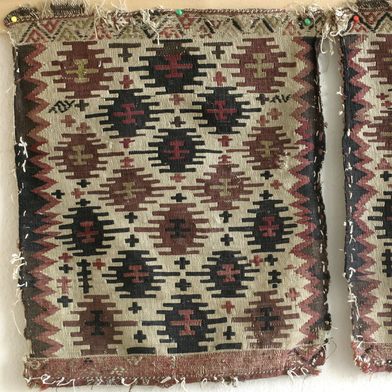 Shahsevan mafrash end panel - left