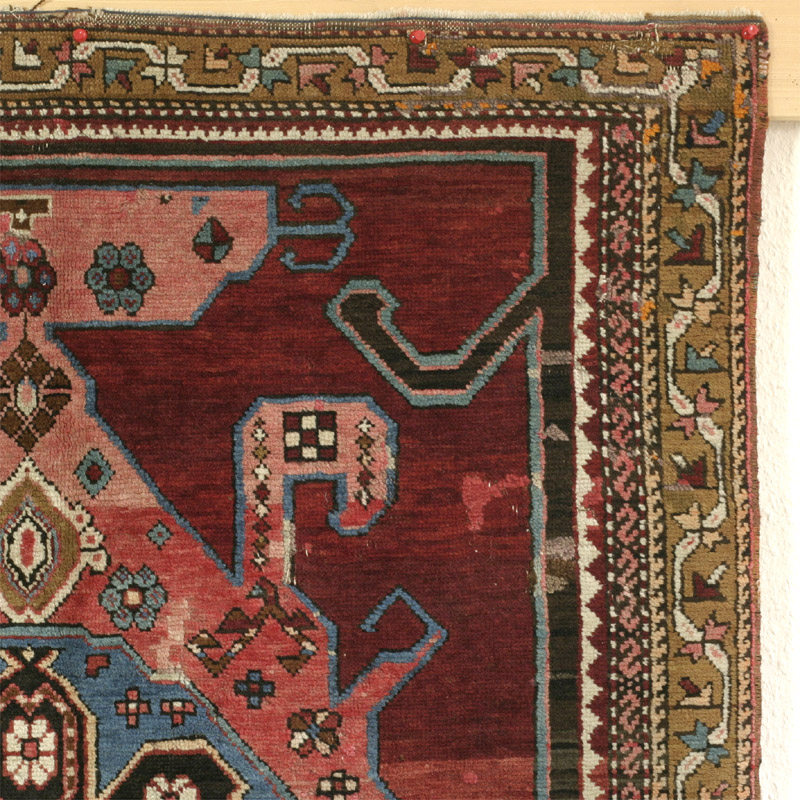 Shirvan honcha design - top right corner