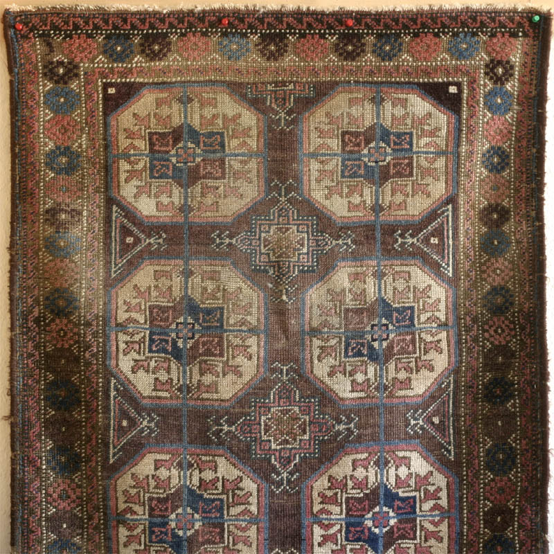 Sistan baluch rug - top half