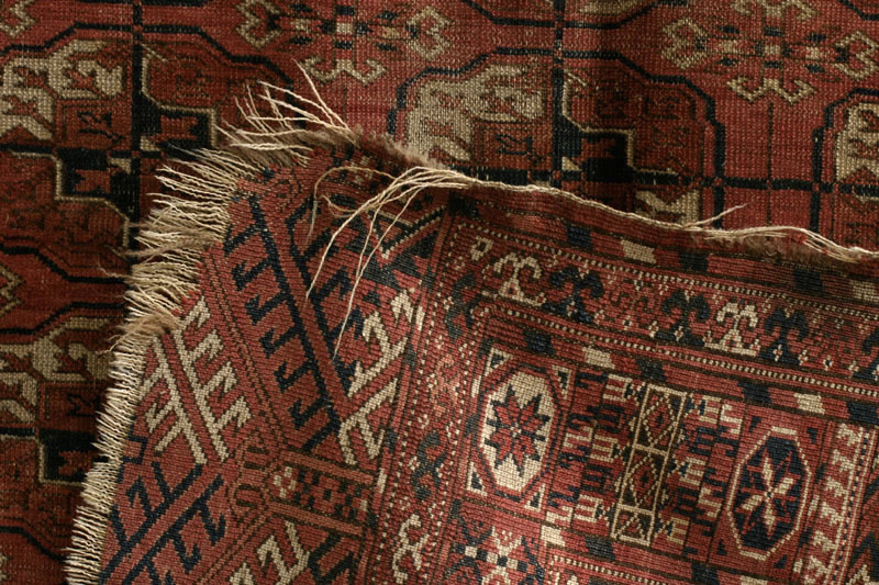 Tekke Turkmen dip khali, Turkmenistan third quarter 19th century: backside